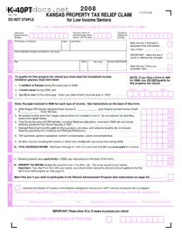 Official Kansas K 40Pt Form in PDF